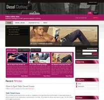 Diesel Clothing WP Themes